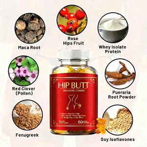 Gummies OEM de Vitamine BBL pour l'Amélioration des Fesses - Véganes et Naturelles, 60 unités pour des Fesses Plus Pleines, Plus Fermes et Relevées - Product Image 5