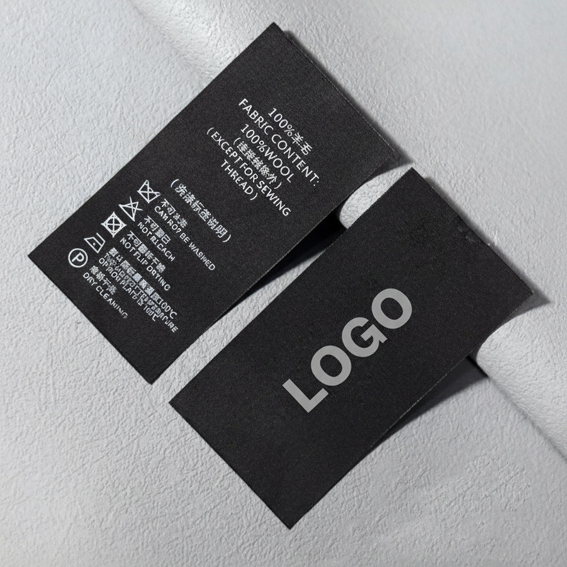 Customized washing labels