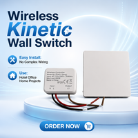 Kit de contrôle d'éclairage sans fil sans câblage, équipement de gestion de l'éclairage intelligent pour la maison, interrupteur mural intelligent connecté Tuya