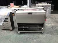 Laveuse électrique de légumes à racines avec rouleau brosse de 1200 mm en acier inoxydable pour pommes de terre, gingembre, taro, manioc, racine de lotus