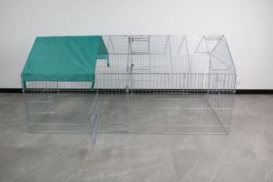 Köpek kafesi sıcak satış yüksek kalite çelik sıcak satış dayanıklı demir tel tavuk Run <span class=keywords><strong>Coop</strong></span> büyük açık tavuk kümesleri tavuklar için köpek kafesi - Product Image 6