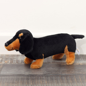 Peluche de Perrito Bulldog Dachshund de Simulación, Lindo y Suave, Relleno de Algodón PP, Regalo de Cumpleaños, Venta al Por Mayor - Product Image 6
