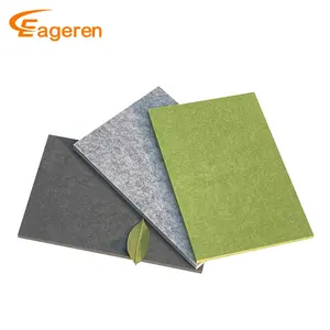 Sound absorbing polyester fabrics acoustic board PET panels for office furniture partition