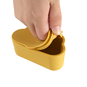 Caja de Almacenamiento de Silicona para Snacks de Bebé, Recipiente Portátil para Alimentos, Vajilla de Viaje, Caja de Snacks de Silicona con Diseño de Nube - Product Image 4