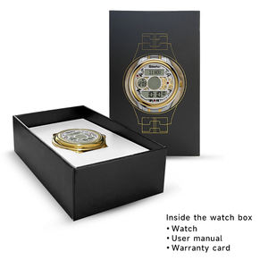 사용자 정의 로고 럭셔리 스테인레스 스틸 스포츠 이슬람기도 경보 20m 방수 디지털 스마트 시계 - Product Image 3