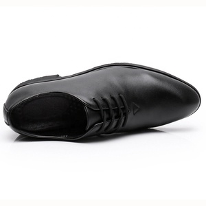 Scarpe Eleganti <span class=keywords><strong>da</strong></span> <span class=keywords><strong>Uomo</strong></span> in Vera Pelle Super Confortevoli Antiscivolo con Punta Affusolata e Lacci Design Basso per Ufficio Business Abbigliamento Formale - Product Image 4