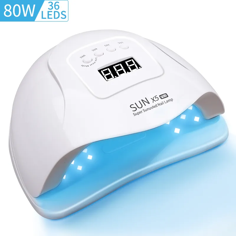 Howlighting-Máquina secadora LED de 80W, equipo profesional de manicura de esmalte de Gel, lámpara Uv de uñas, lámpara ultravioleta