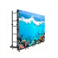 Installation facile P1.953/P2.604/P2.976/P3.91 500x500mm 7680HZ IP65 Mur vidéo LED couleur pleine location Événement Toile de fond Extérieur/Intérieur