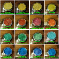 La poudre de paillettes caméléon colorée présente un effet de changement de couleur unique et éblouissant et une performance dynamique de transformation des couleurs.