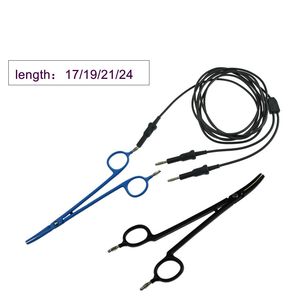 Anastomose vascular fina cirúrgica médica Instrumentos cirúrgicos curvo Fórceps hemostáticos Tesoura dissecante bipolar - Product Image 3