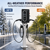 Chargeur de voiture électrique 14 kW certifié CE, étanche IP65, contrôle intelligent, installation extérieure pour maison et garage, OEM ODM