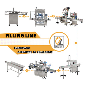 MTW tự động chai thủy tinh nhỏ nước rượu nước trái cây Máy làm đầy chất lỏng - Product Image 6