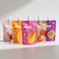 Pochette à jus Doypack personnalisable de 100ml 200ml 300ml 500ml Pochette de nourriture pour bébé Pochette à bec verseur debout pour purée