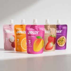 Personalizable 100mL 200ml 300ml 500ml Doypack Juice Retort Bolsa de comida para bebés Stand up Spout Bolsa para puré - Product Image 4