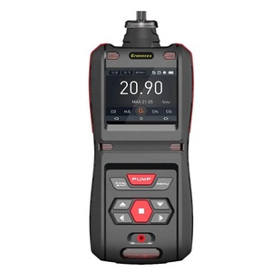 Portable Pulitong PLT500 5-in-1 Gas Detector CO H2S O2 Ex CO2 Meters with Built-in Pump ABS Plastic Sound Alarm for Industry - Product Image 1