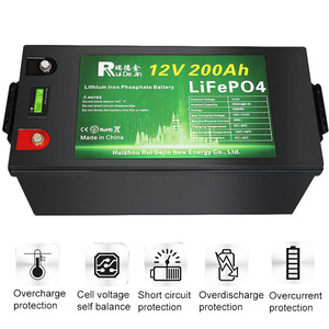 Stock UE Ruijiejin Batterie 12V/24V 100Ah/200Ah avec BMS intelligent, 6000 cycles, pour stockage d'énergie domestique et nautique - Product Image 3