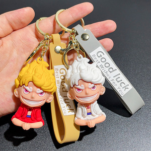 Llavero de Silicona 3D con Diseño de <span class=keywords><strong>Luffy</strong></span> Qiwuhai Essolon del Anime One Piece, No Tóxico, para Bolsa - Product Image 6
