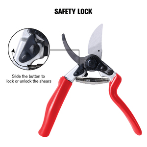 Kéo tỉa cây cảnh VERTAK, lưỡi dao SK5, cán xoay, chất liệu nhôm đúc, kiểu cắt xéo - Product Image 3