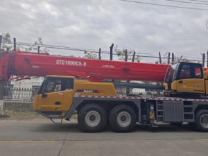 Sany sử dụng 100ton cẩu di động STC1000C5-8 với hướng dẫn sử dụng bùng nổ thành phần cốt lõi nghiêng động cơ yuchai bơm động cơ sản xuất tại Trung Quốc - Product Image 4