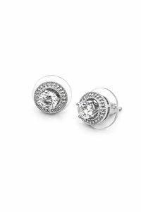 CZ 925 Silver <b>Earring</b> Tops– Elegant Cubic Zirconia <b>Stud</b> <b>Earrings</b> for Women <b>Girls</b> Sparkling Minimalist Fashion Jewelry Daily Wear - Product Image 3