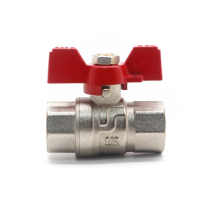 1/2" Medium Pressure Brass Ball Valve Manual Water Control Valve Full Port Threaded Shut-off Valve for Industrial Use