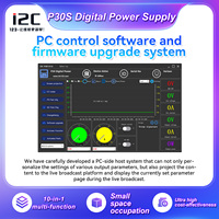 Estación de Soldadura Profesional I2C P30S 3 en 1 con Fuente de Alimentación CC de 30V 25A, Salida Programable, Pistola de Aire Caliente y Soldadura por Puntos para Reparación de Teléfonos
