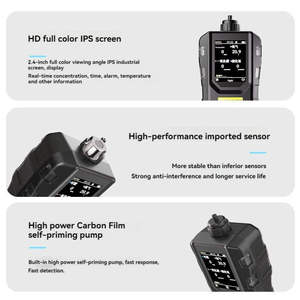 Detector portátil de monitor de calidad del aire multigas para <span class=keywords><strong>gases</strong></span> de refrigeración R144A/R410A con tecnología de succión de bomba - Product Image 6