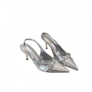 Zapatos de tacón alto cuadrado con lazo rosa dulce, estilo escotado, cómodos y elegantes para uso diario, para mujer, novedad 2026 - Product Image 5