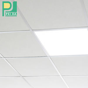 Paneles de Techo de Yeso Laminado con PVC Ignífugo, <span class=keywords><strong>Aislamiento</strong></span> Acústico para Decoración de Centros Comerciales, Oficinas y Hospitales - Product Image 3