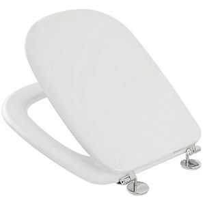 ที่นั่งชักโครกปกติที่นั่ง M110โพลีเอสเตอร์ MDF สีขาว - Product Image 2