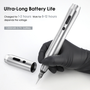 Máquina de Tatuaje Inalámbrica Dermografo PMU, Pluma de Tatuaje Inalámbrica con Cartucho Universal, Máquina de Microblading para Cejas y Labios - Product Image 2