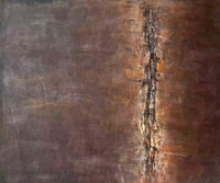 Art original fait main, huile sur toile, abstrait moderne, géométrique, relief, taille et cadre personnalisés, texture 3D vintage, art mural