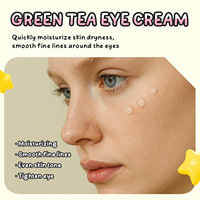 Crème Contour des Yeux Triple Rouleau au Thé Vert Quiyum : Réduit les Plis Nasogéniens et Lisse les Rides Fines sur le Front