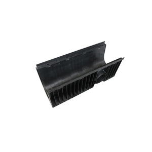 Gran oferta, canal de drenaje de HDPE en forma de U, zanja de drenaje de agua de lluvia, materiales de construcción, zanja de drenaje con <span class=keywords><strong>rejilla</strong></span> - Product Image 2