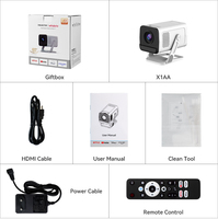 Tripsky Netflix Licence Smart Mini Projecteur Portable Projecteur avec WiFi et BT Home Cinéma Baleine TV Android 13 Projecteur