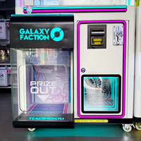 Machine à griffes en peluche, machine de distribution de poupées d'arcade, taille personnalisée, logo imprimé au laser, en métal, pour divertissement et cadeaux
