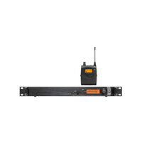 Vason BK2050 Moniteurs intra-auriculaires sans fil professionnels, système à 2 récepteurs et double émetteur, UHF 798-830 MHz, 40 canaux préréglés, pour scène