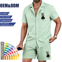 Ensemble T-shirt à manches courtes et short à cordon de serrage pour homme, avec logo personnalisé et imprimé lettres motif pique, Nouvelle collection 2026, pour tenue décontractée quotidienne d'été