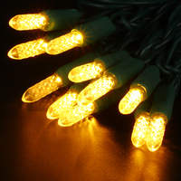 Guirlande lumineuse LED UL M5 100 LED pour décoration de jardin de rideaux de fête