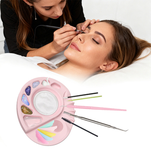 Paleta de Silicona Portátil, Duradera y de Alta Calidad a Bajo Precio para Mezclar Base de Maquillaje, Sombra de Ojos, Pestañas y Arte de Uñas - Product Image 3