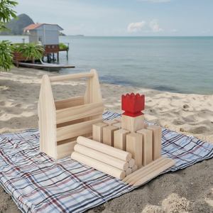 Jeux de lancer en bois de pin de Nouvelle-Zélande pour enfants, adultes et famille, ruban à mesurer, échecs vikings, fête de Noël, divertissement sportif KLKLMO - Product Image 1