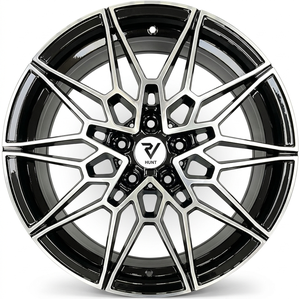 Jantes forgées style 825M 19 20 21 pouces, PCD 5x112, ET25-ET40, finition noir brillant usiné pour <span class=keywords><strong>BMW</strong></span> G80 M3 G82 M4, jantes en alliage Performance - Product Image 3