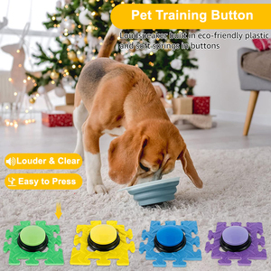 Chat de compagnie voix enregistrée parlant interactif formation Buzzer <span class=keywords><strong>chien</strong></span> de compagnie parlant bouton pour la <span class=keywords><strong>Communication</strong></span> - Product Image 4