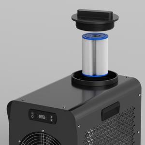 Machine à bain de glace 1/3 CV <span class=keywords><strong>Petit</strong></span> refroidisseur d'eau Mini taille Refroidisseur de bain froid intégré avec filtre et pompe - Product Image 3