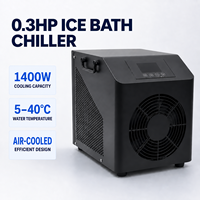 Refroidisseur de Bain de Glace pour Sports d'Équipe avec Options de Capacité 0.3HP 1400W, Refroidissement Économe en Énergie et Conception OEM/ODM