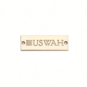 Étiquettes personnalisées écologiques pour vêtements, sacs, porte-clés, avec lettres pressées et placage sur mesure - Product Image 6