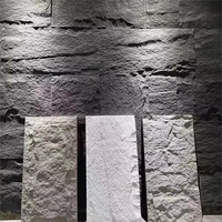 Panneaux muraux décoratifs extérieurs en pierre artificielle polyuréthane BOTON STONE, imitation pierre PU