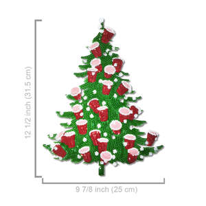 Parche bordado árbol fiesta estilo - Product Image 6