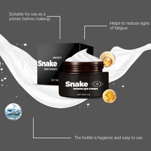 Crème pour les yeux au venin de serpent 30g OEM Étiquette privée Resserrer Raffermir Anti-âge Collagène Hydrater - Product Image 5