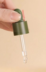 Flacone Contagocce in Vetro <span class=keywords><strong>Verde</strong></span> Satinato con Serigrafia - Contenitore per Oli Essenziali <span class=keywords><strong>e</strong></span> Sieri da 15ml/30ml - Product Image 2
